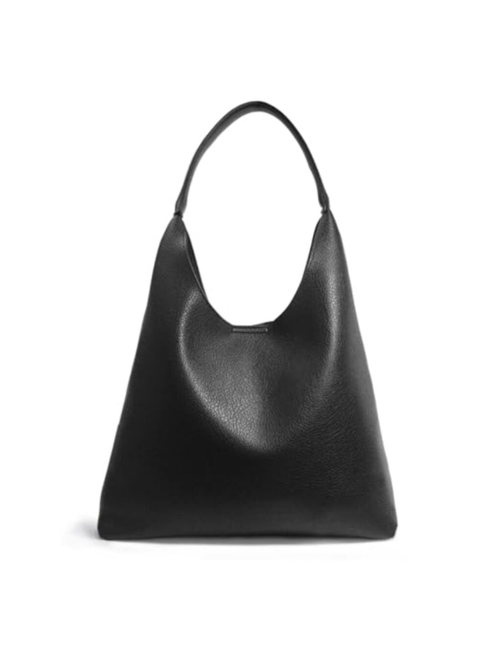Soft Vegan Leather Hobo Shoulder Bag Slouchy Tote Purse